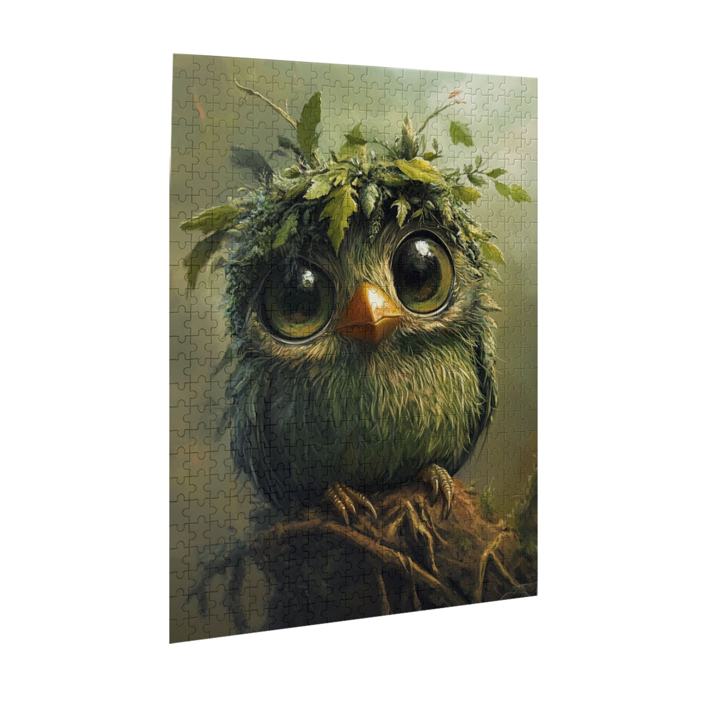 Forest Adorable Bird Jigsaw Puzzle - 500-Piece Unique Artistic Puzzle