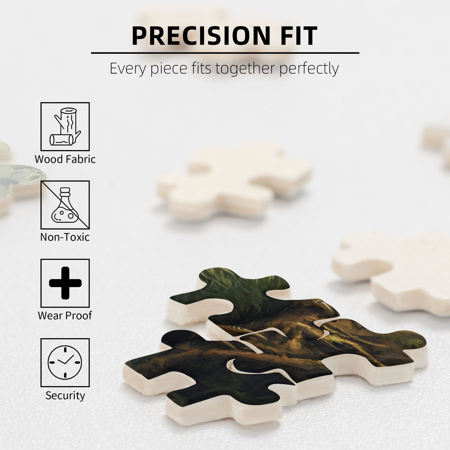 Forest Adorable Bird Jigsaw Puzzle - 500-Piece Unique Artistic Puzzle