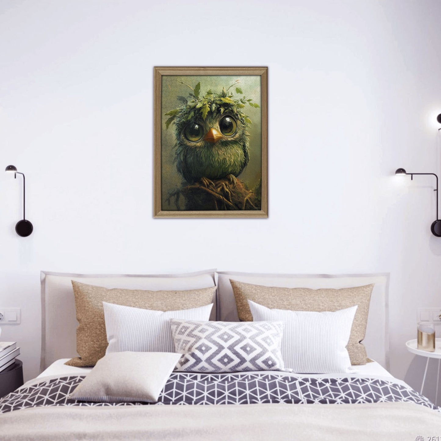 Forest Adorable Bird Jigsaw Puzzle - 500-Piece Unique Artistic Puzzle