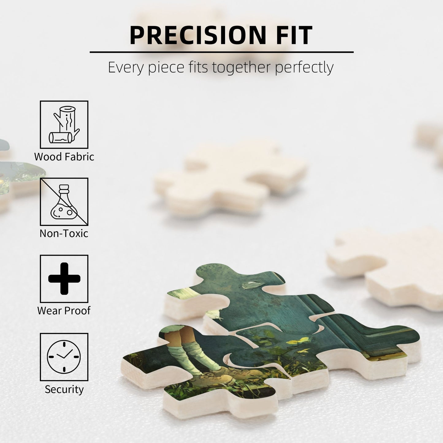 Fairy Tale Girl with Firefly Puzzle - 500-Piece Artistic Jigsaw, A Magical Night of Lights